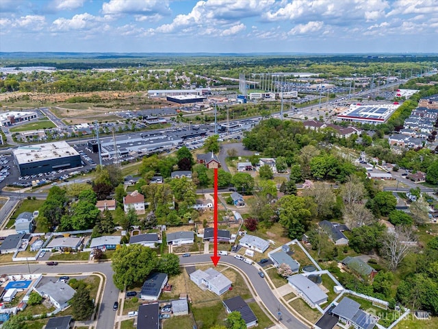 aerial overview of property's location