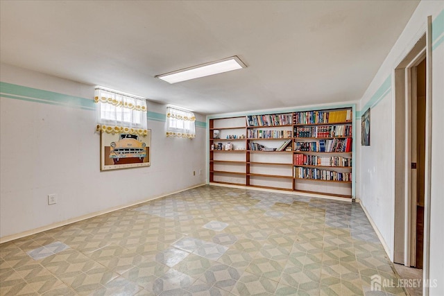 view of basement