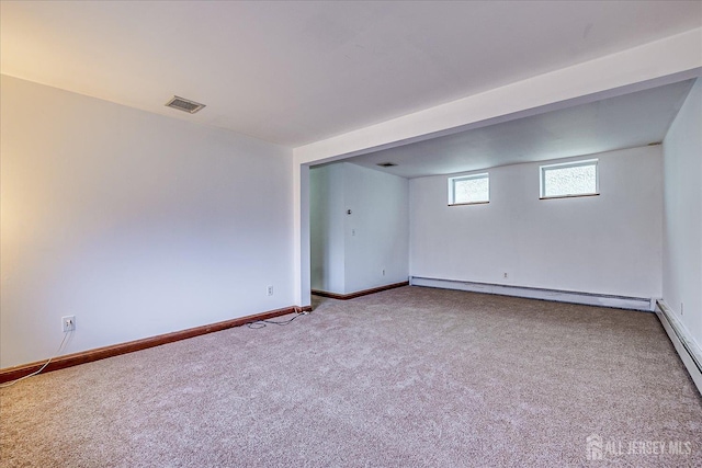 221 S Pine Ave S, South Amboy, NJ 08879 - unfurnished room featuring carpet flooring and a baseboard radiator