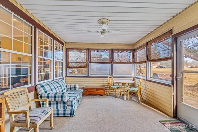 15 John Adams Ct, Monroe, NJ 08831 - sunroom featuring ceiling fan
