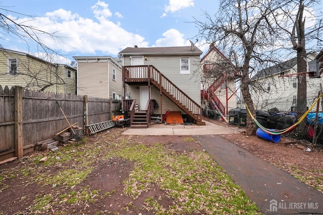 view of rear view of property