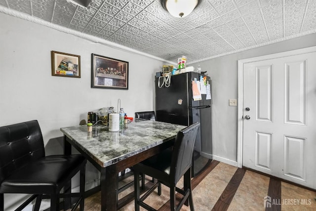 view of dining area