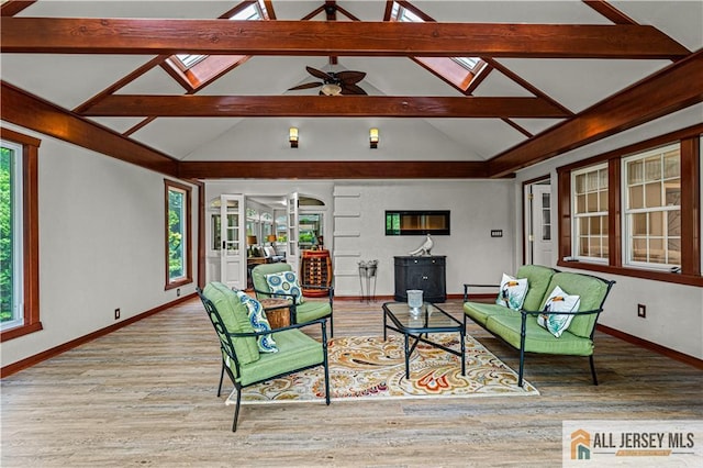 57 Patton Dr, East Brunswick, NJ 08816 - wooden deck with ceiling fan and outdoor lounge area