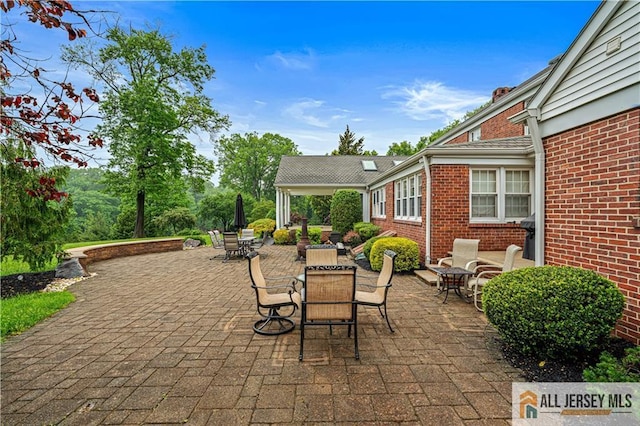 57 Patton Dr, East Brunswick, NJ 08816 - view of patio / terrace with outdoor dining space
