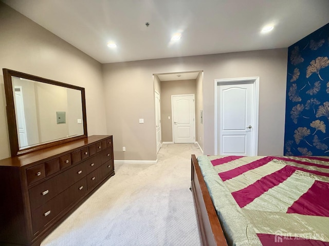 2116 Edward Stec Blvd, Edison, NJ 08837 - bedroom with recessed lighting, baseboards, and light colored carpet