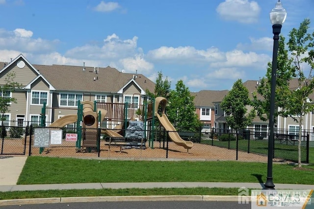 2116 Edward Stec Blvd, Edison, NJ 08837 - communal playground with fence and a yard