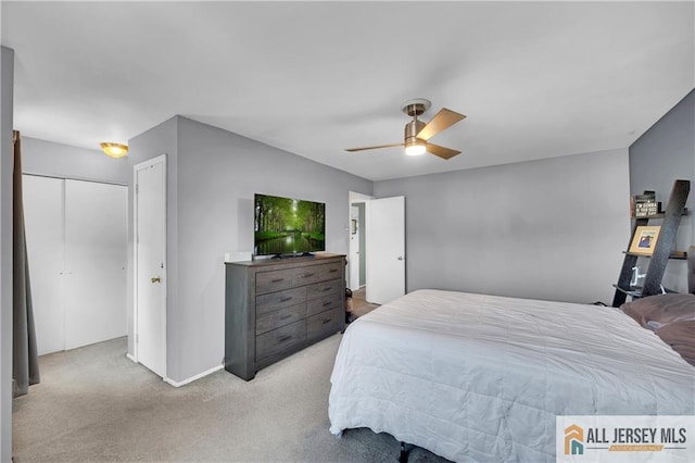 20 Karwatt Ct, Sayreville, NJ 08872 - bedroom featuring light carpet and ceiling fan