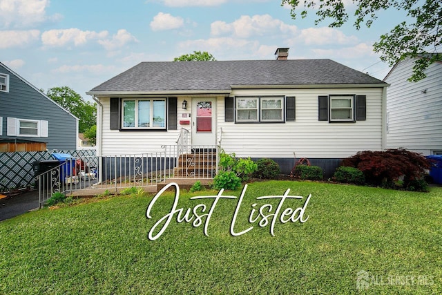 30 Falmouth Rd, Iselin, NJ 08830 - view of front of house with a chimney and a shingled roof