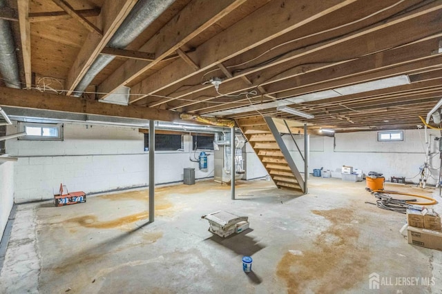 45 S Brook Dr, Milltown, NJ 08850 - below grade area with stairway
