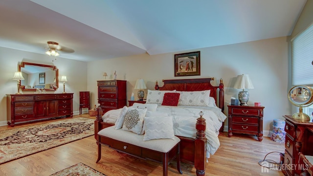 3 Feathertree Ct, Howell, NJ 07731 - bedroom with wood finished floors and lofted ceiling