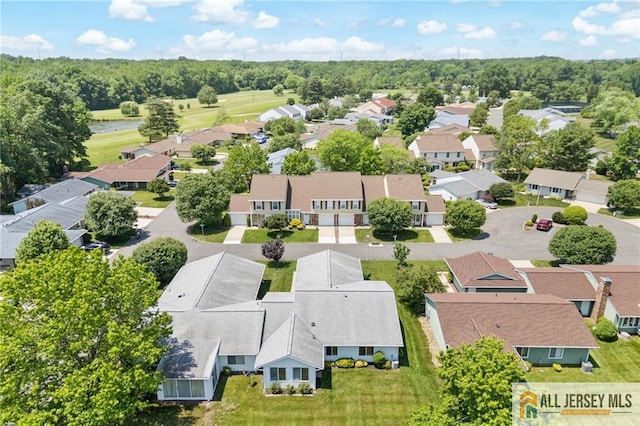 442 Dahlia Plz Unit 442A, Monroe, NJ 08831 - aerial perspective of suburban area