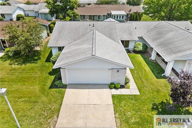 442 Dahlia Plz Unit 442A, Monroe, NJ 08831 - aerial perspective of suburban area