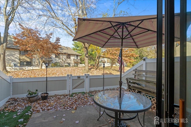 view of patio