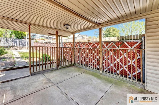 224 2nd St, South Amboy, NJ 08879 - view of patio / terrace featuring fence