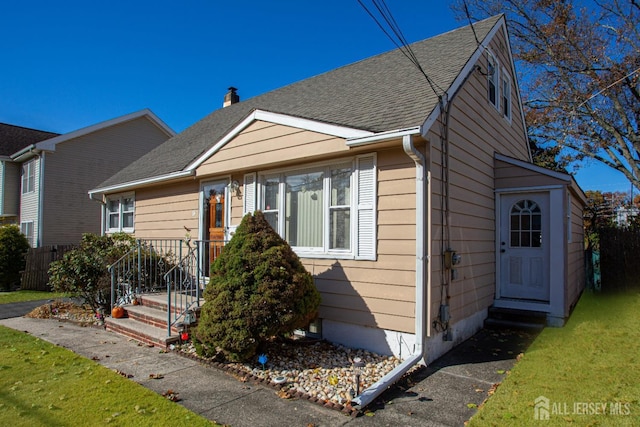 view of bungalow