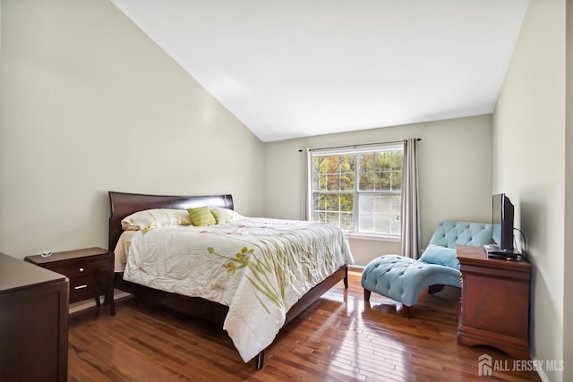 2 Honey Locust Ln, Howell, NJ 07731 - bedroom featuring lofted ceiling and wood-type flooring