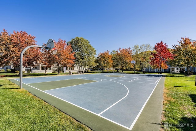 2 Honey Locust Ln, Howell, NJ 07731 - view of basketball court with community basketball court and a lawn