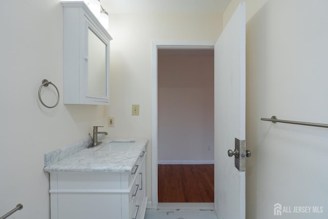 14 Carriage Pl, Edison, NJ 08820 - bathroom featuring vanity and wood finished floors
