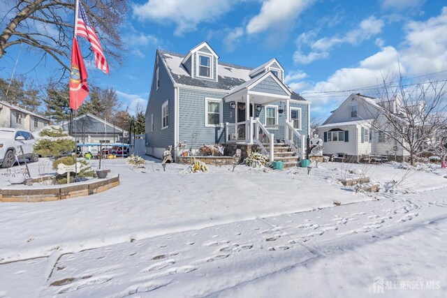 view of front of home