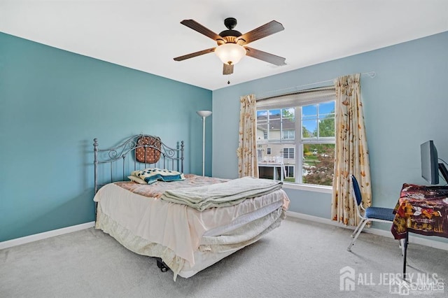 65 Cortland Dr, East Brunswick, NJ 08816 - bedroom featuring carpet floors and a ceiling fan