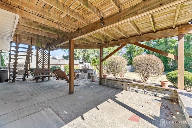 view of patio