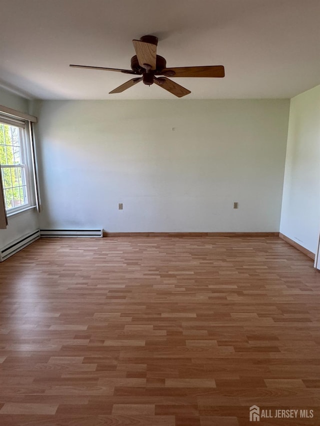 93 Mansfield Ave, Manchester, NJ 08579 - spare room with light wood-style flooring and ceiling fan