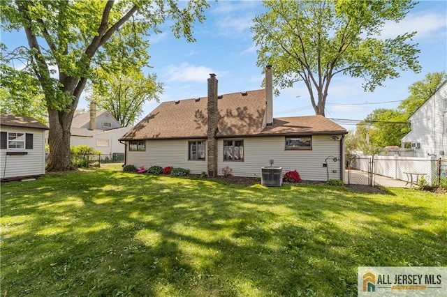 8 Farmbrook Dr, Old Bridge, NJ 08857 - back of property featuring a chimney