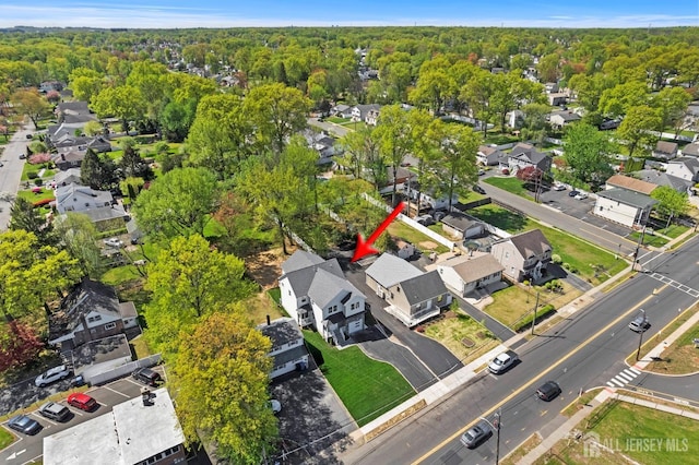 695 Inman Ave, Colonia, NJ 07067 - aerial view of property and surrounding area with nearby suburban area