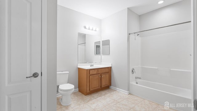 2024 Edward Stec Blvd, Edison, NJ 08837 - full bathroom with shower / bathtub combination, vanity, and tile patterned flooring