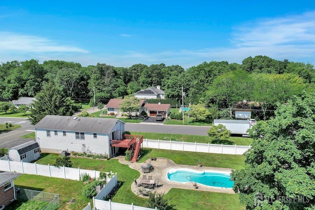 250 Adirondack Ave, Spotswood, NJ 08884 - aerial view of property and surrounding area with a pool area