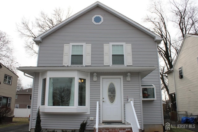 view of front of property