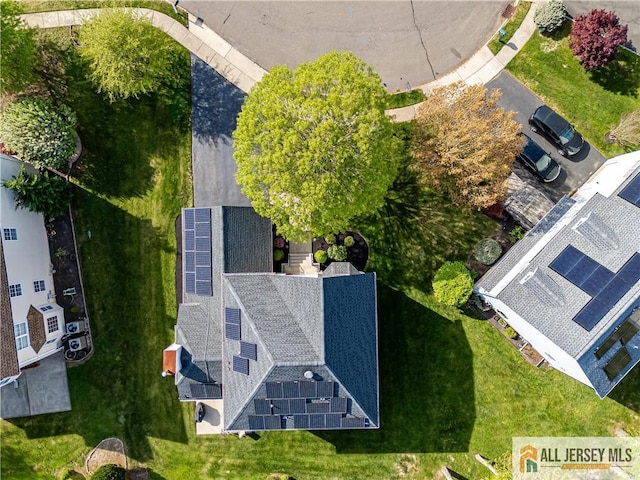 drone / aerial view