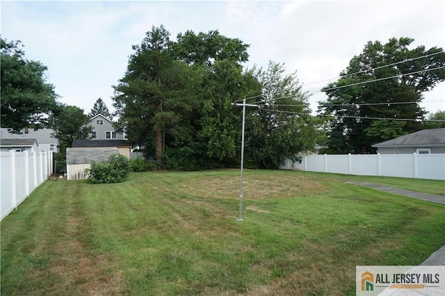 313 Demorest Ave, Avenel, NJ 07001 - view of yard with a storage unit