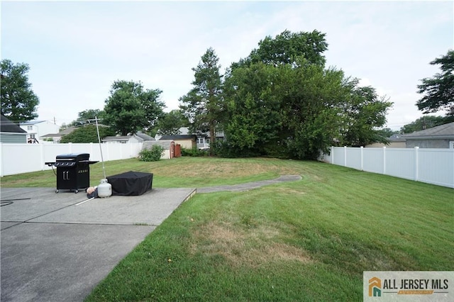 313 Demorest Ave, Avenel, NJ 07001 - fenced backyard featuring a patio