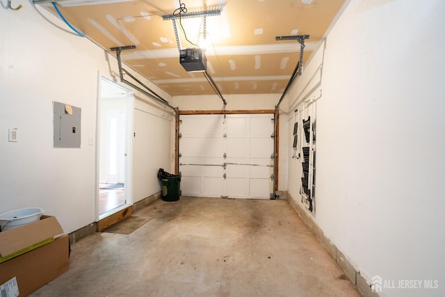 85 W Shrewsbury Pl, Princeton, NJ 08540 - garage with a garage door opener and electric panel