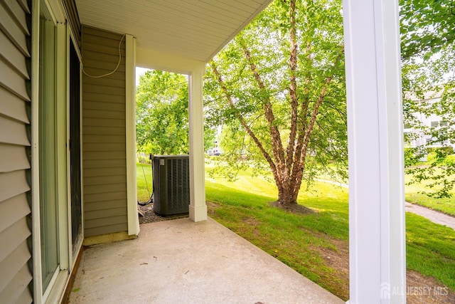 85 W Shrewsbury Pl, Princeton, NJ 08540 - view of patio with central AC unit