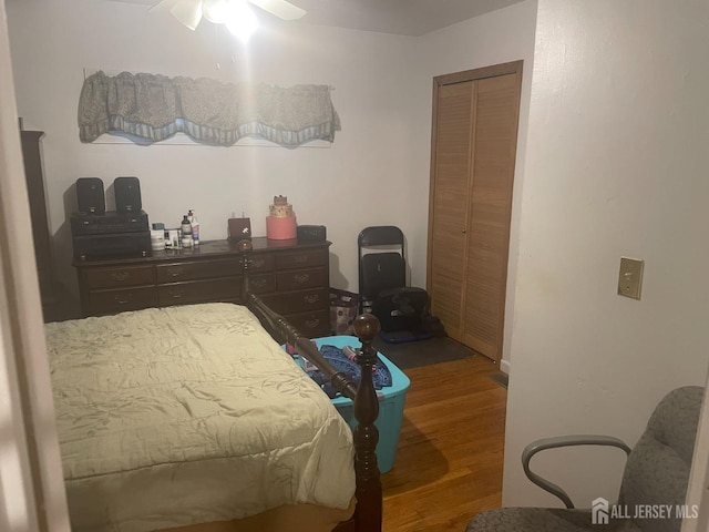 131 Berkeley Ter, Plainfield, NJ 07062 - bedroom with wood finished floors and a closet
