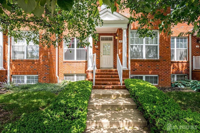 78 Central Ave Unit 49, Metuchen, NJ 08840 - entrance to property with brick siding