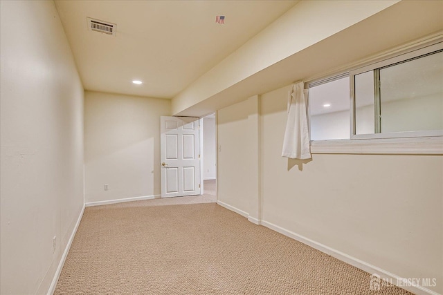 78 Central Ave Unit 49, Metuchen, NJ 08840 - carpeted empty room featuring baseboards and recessed lighting