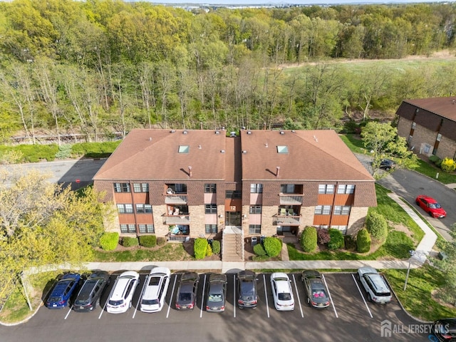 144-C Overlook Ct Unit C, Woodbridge Proper, NJ 07095 - drone / aerial view of a heavily wooded area