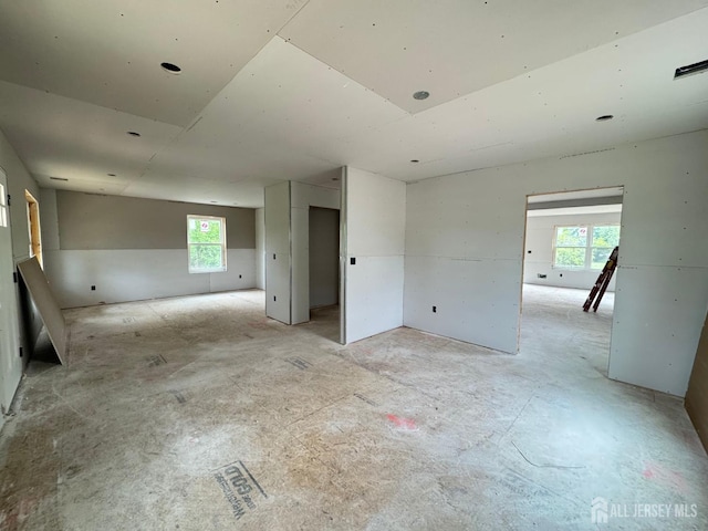 empty room with plenty of natural light