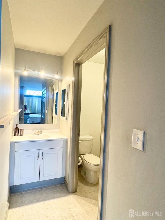 832 Edpas Rd, New Brunswick, NJ 08901 - bathroom with vanity and tile patterned floors