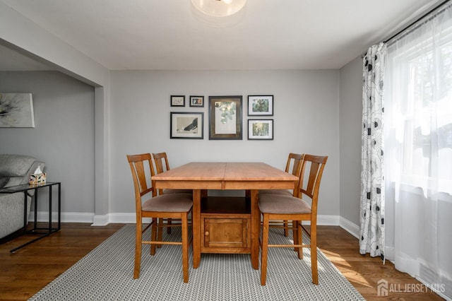 245 Newman St, Metuchen, NJ 08840 - dining area with wood finished floors and baseboards