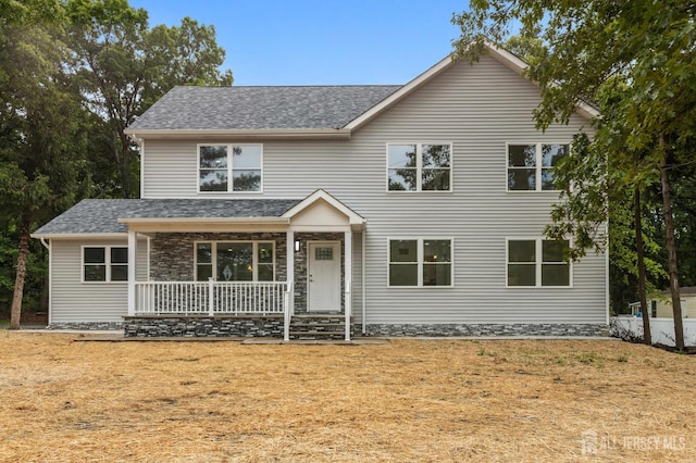 244 Lloyd Rd, Matawan, NJ 07747 - view of front of home featuring a porch and a shingled roof
