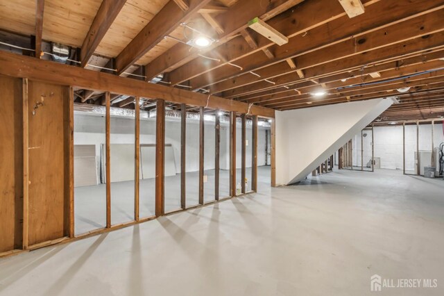 244 Lloyd Rd, Matawan, NJ 07747 - view of unfinished basement