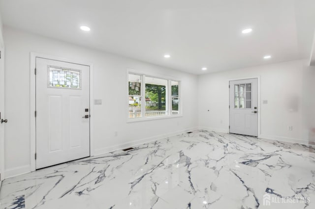 244 Lloyd Rd, Matawan, NJ 07747 - entryway featuring recessed lighting and baseboards