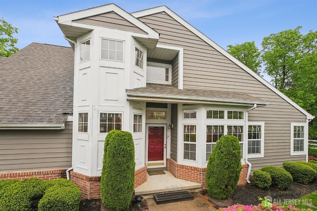 6 Cypress Point Ln, Monroe, NJ 08831 - view of front facade featuring a shingled roof