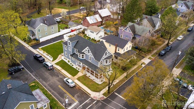 birds eye view of property featuring a residential view