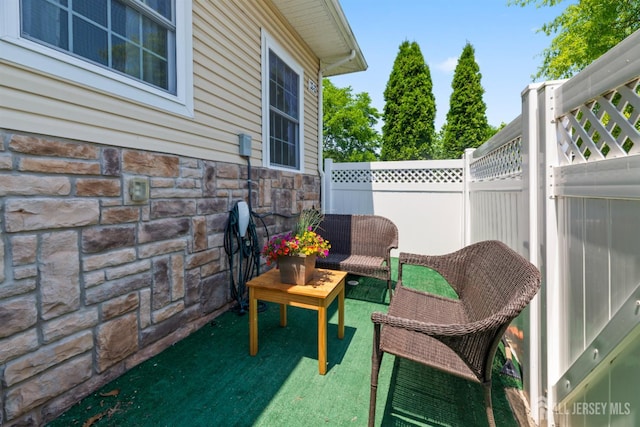 32 Cinder Rd Unit 22, Edison, NJ 08820 - view of patio / terrace featuring an outdoor living space