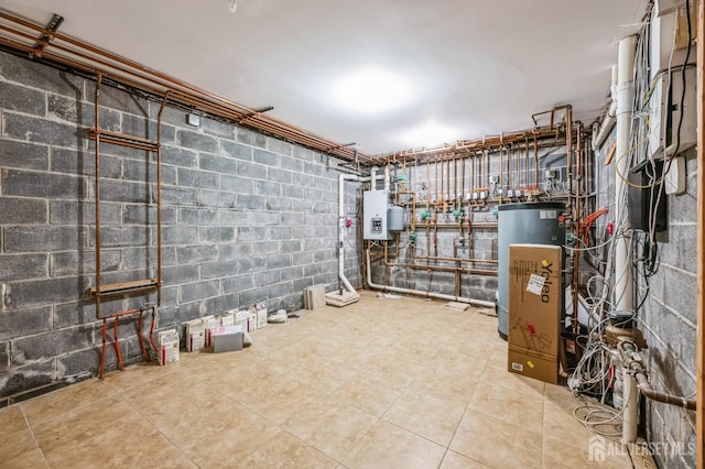 utilities featuring water heater and gas water heater